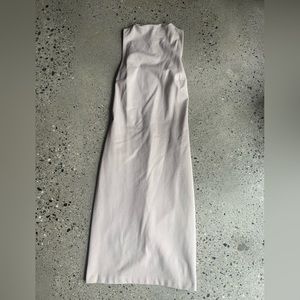 Aritzia Babaton Sleeveless Grey Long Dress, Size 10